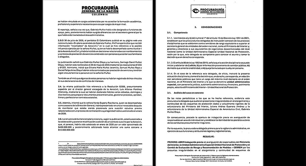 SEMANA conoció los autos de los casos de Juliana Guerrero y Gabriela Muñoz: investigan esquemas de seguridad y contratación irregular.