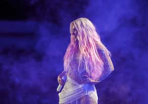 El primer espectáculo de la gira de la colombiana fue en Las Vegas.