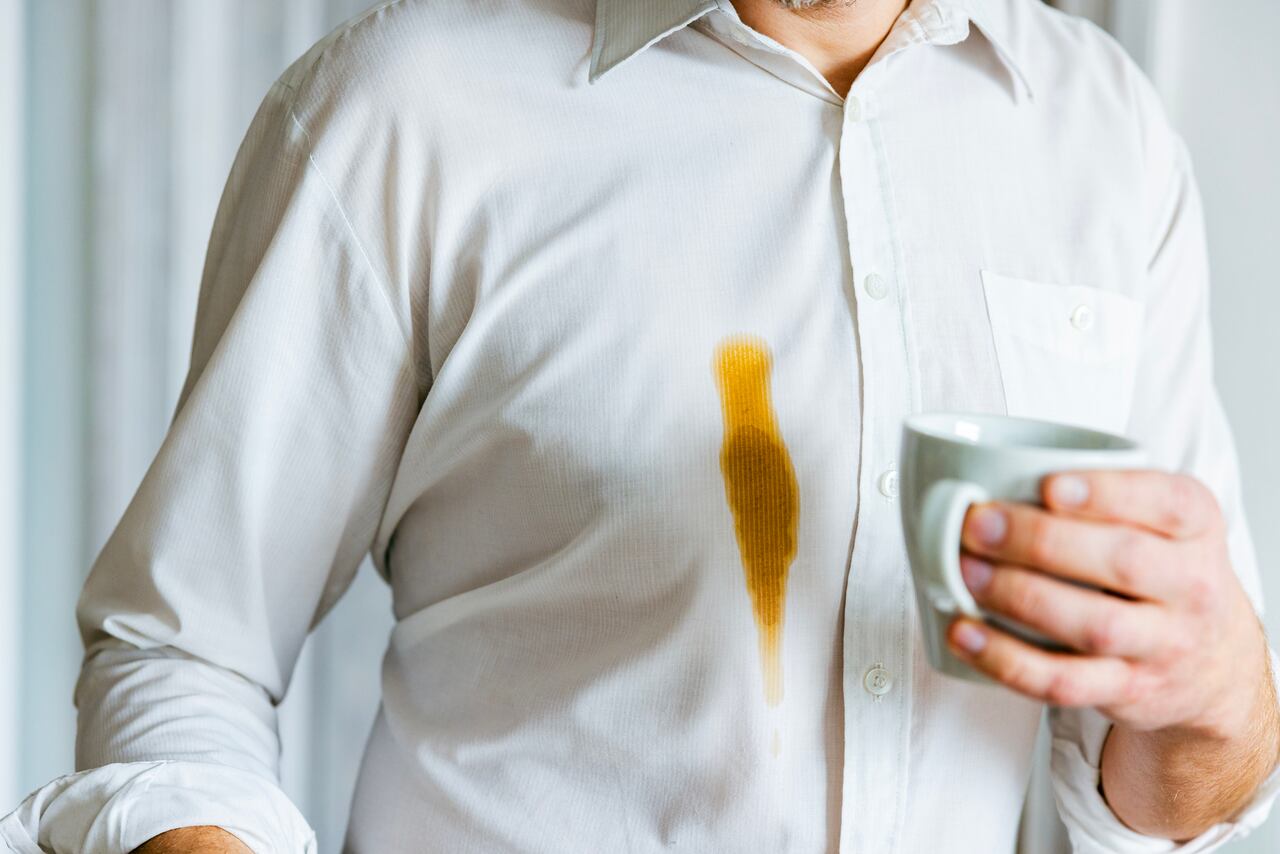 manchas en ropa blanca