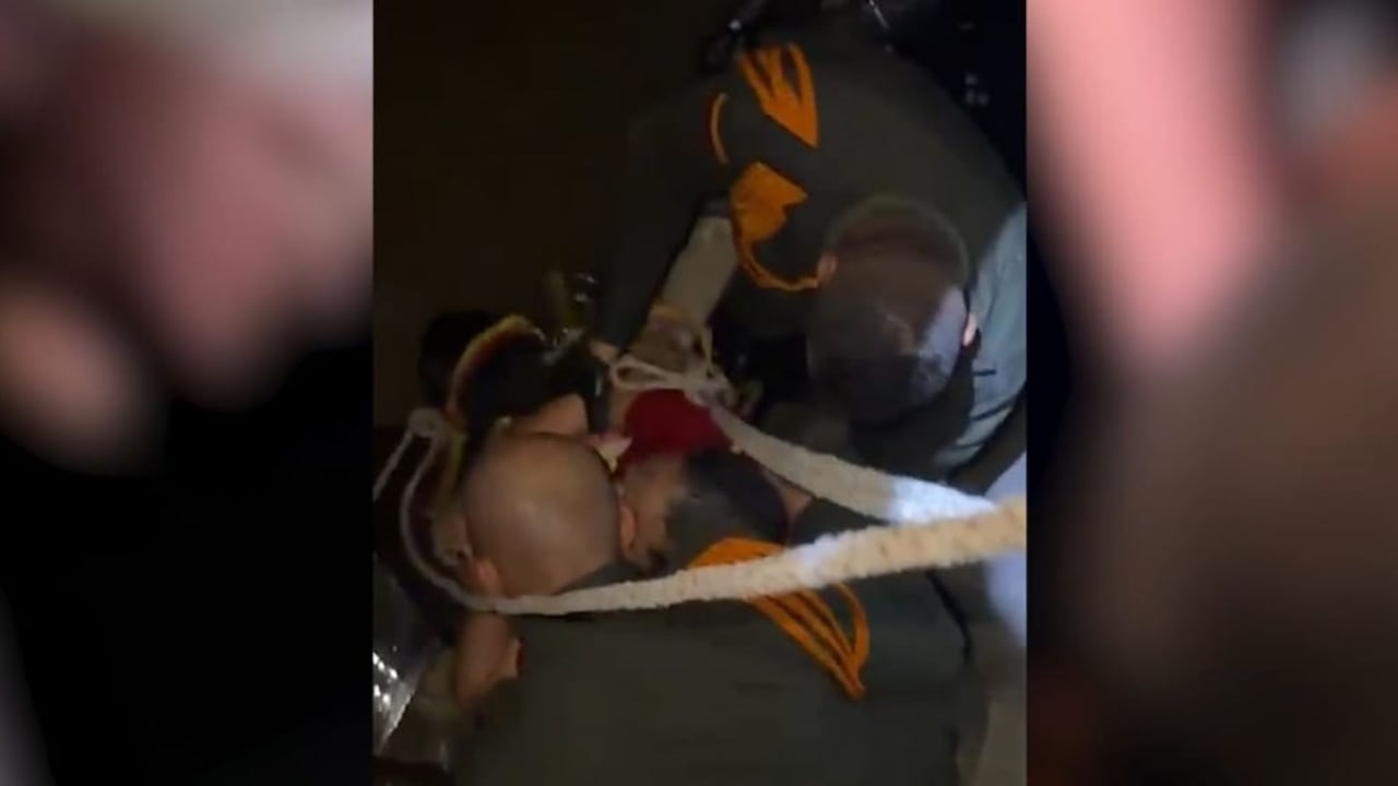 Rescate de mujer