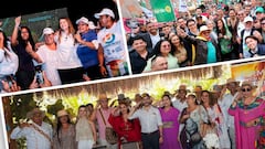 En las últimas semanas los candidatos presidenciales han sumado más apoyos.