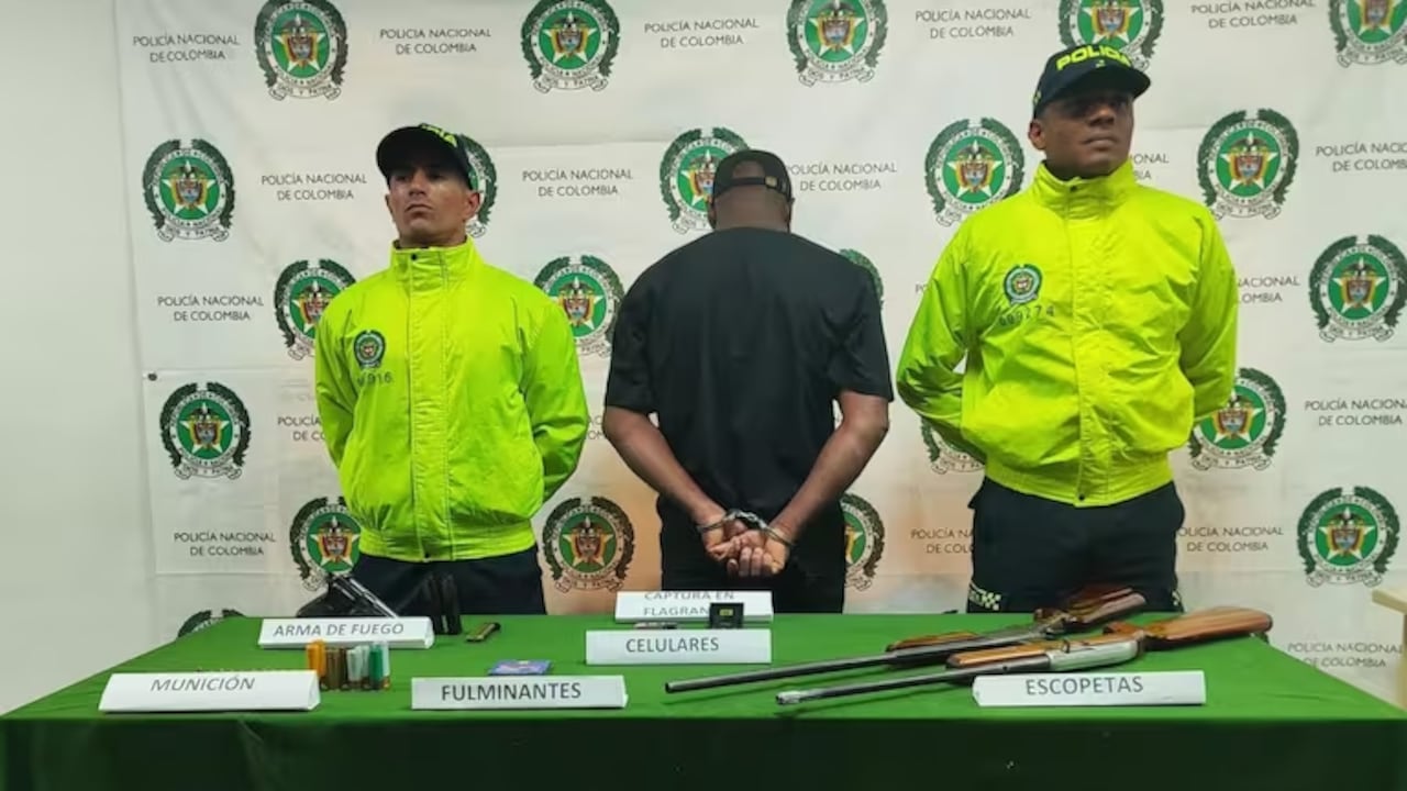 Oswaldo Legarda, de 54 años, capturado en flagrancia.