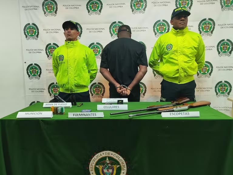Oswaldo Legarda, de 54 años, capturado en flagrancia.