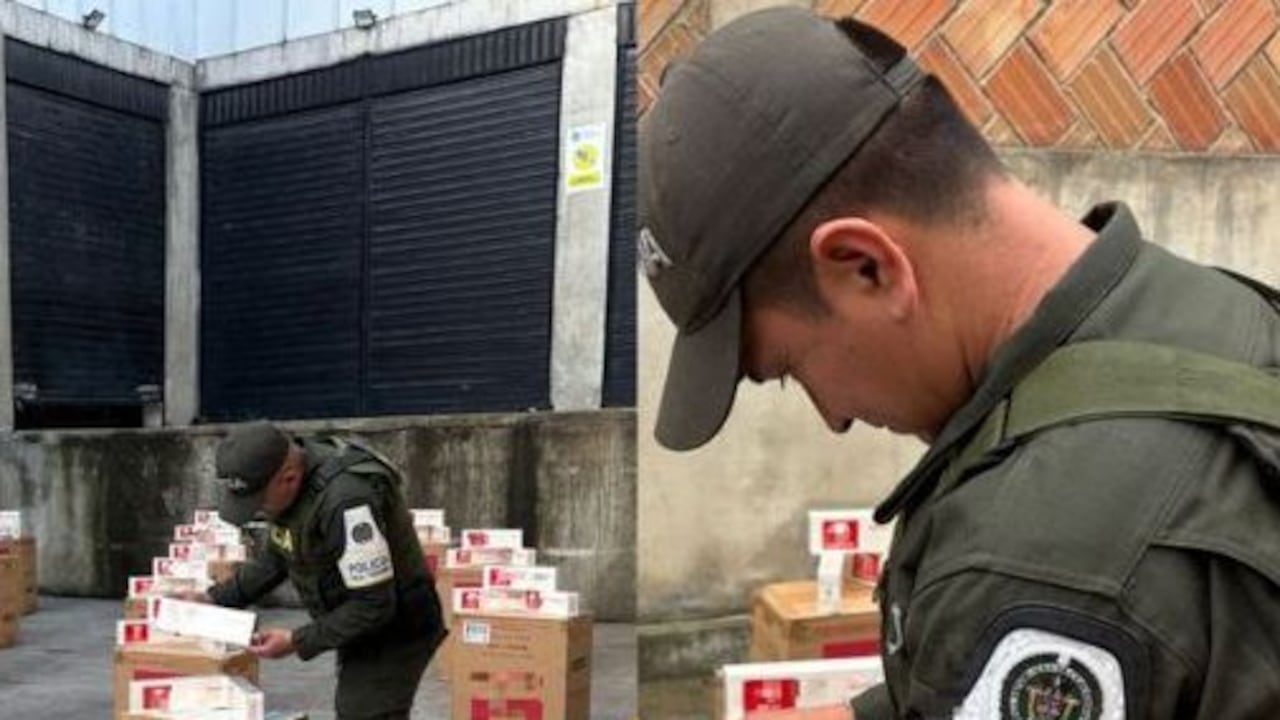 Uniformados de la Policía Fiscal y Aduanera incautaron 14.000 cajetillas de cigarrillos de contrabando durante un operativo de control en Ipiales, Nariño.
