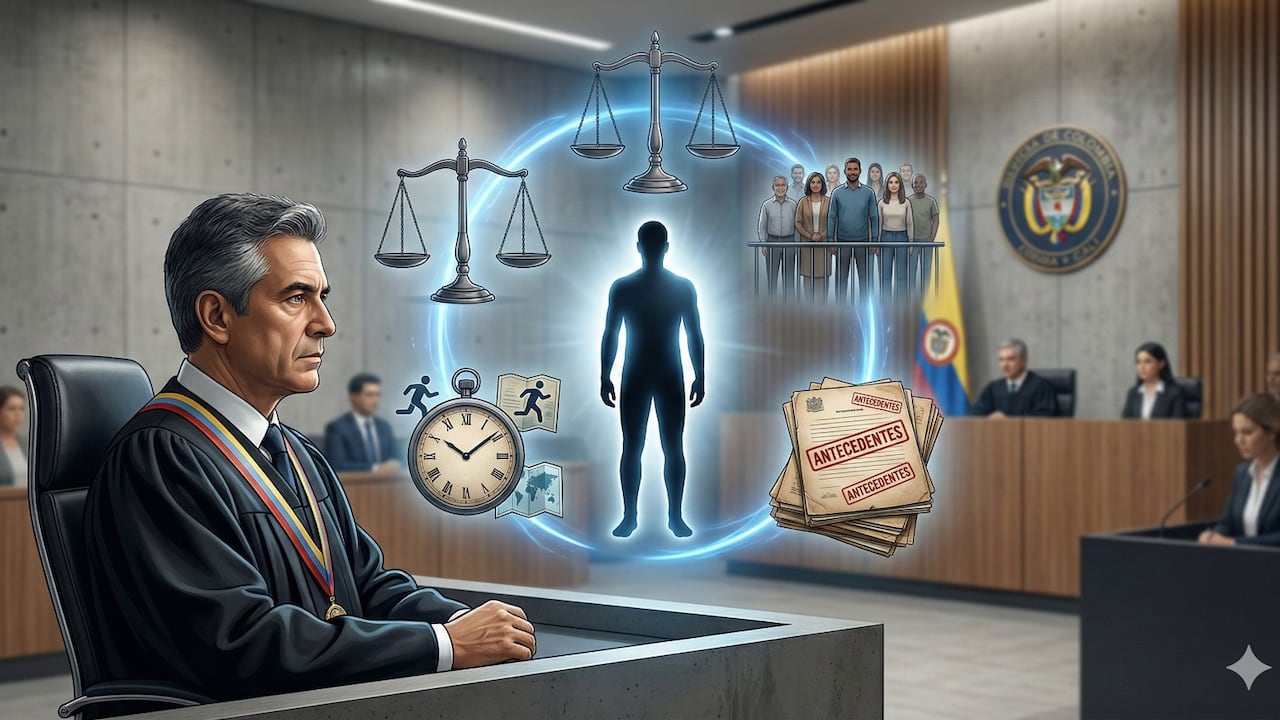 En Colombia, los jueces de control de garantías deben analizar varios criterios que están establecidos en la ley antes de decidir si un presunto delincuente debe permanecer en prisión preventiva o continuar el proceso judicial en libertad.