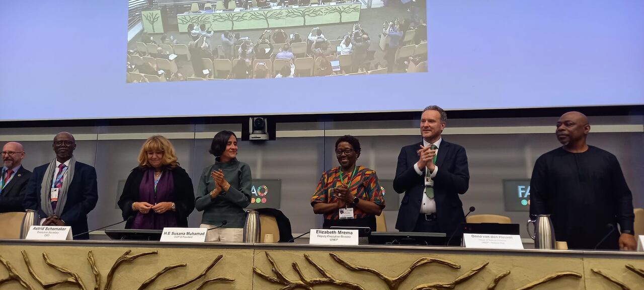 La Secretaría del Convenio sobre la Diversidad Biológica de las Naciones Unidas es socio fundador del Fondo Cali.