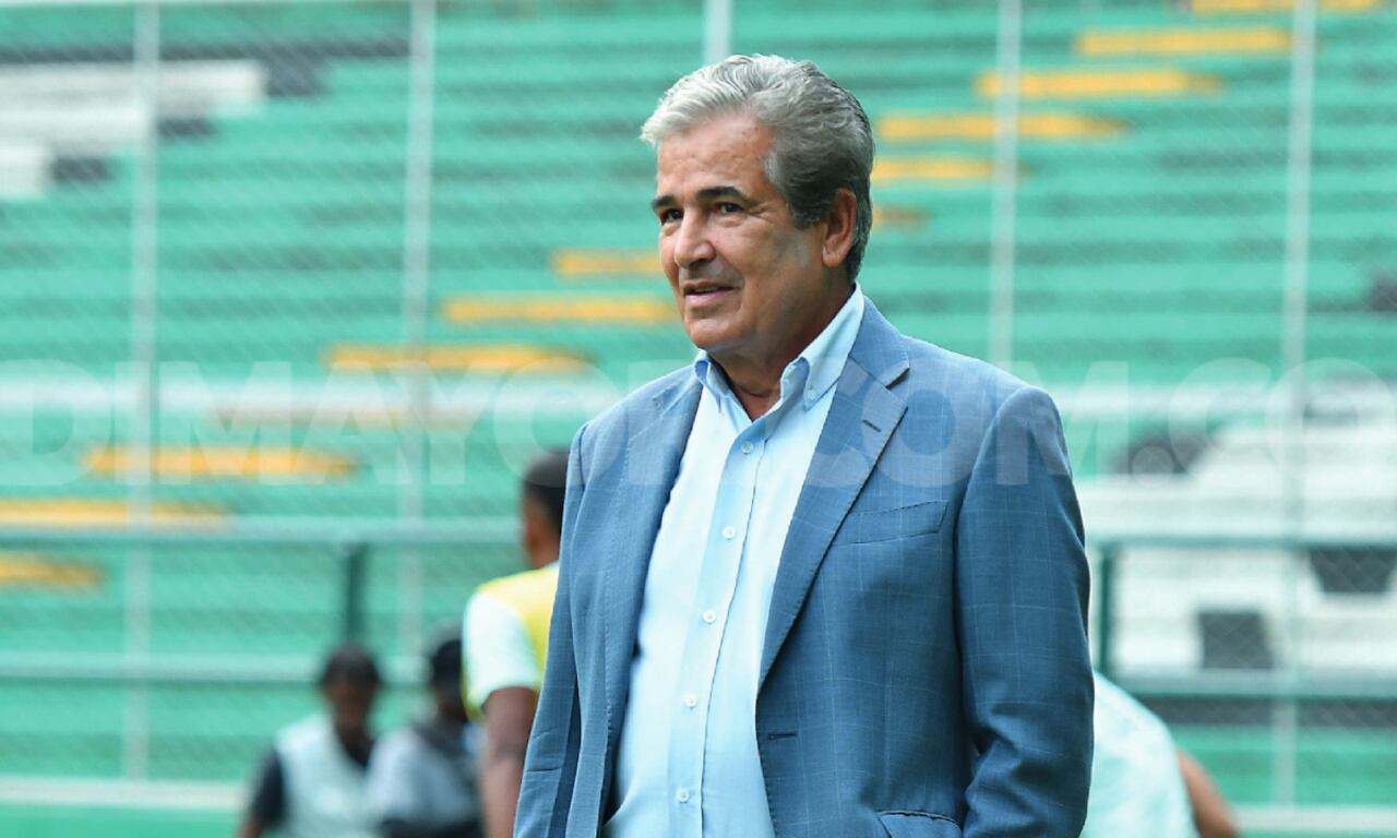 Jorge Luis Pinto, técnico del Deportivo Cali. Foto: Dimayor