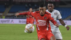 Imagen del partido entre América y Boyacá Chicó en Cali.