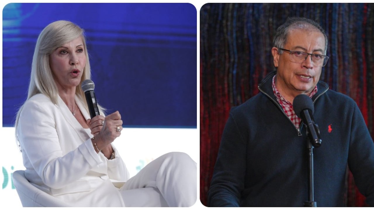 Dilian Francisca Toro y Gustavo Petro.