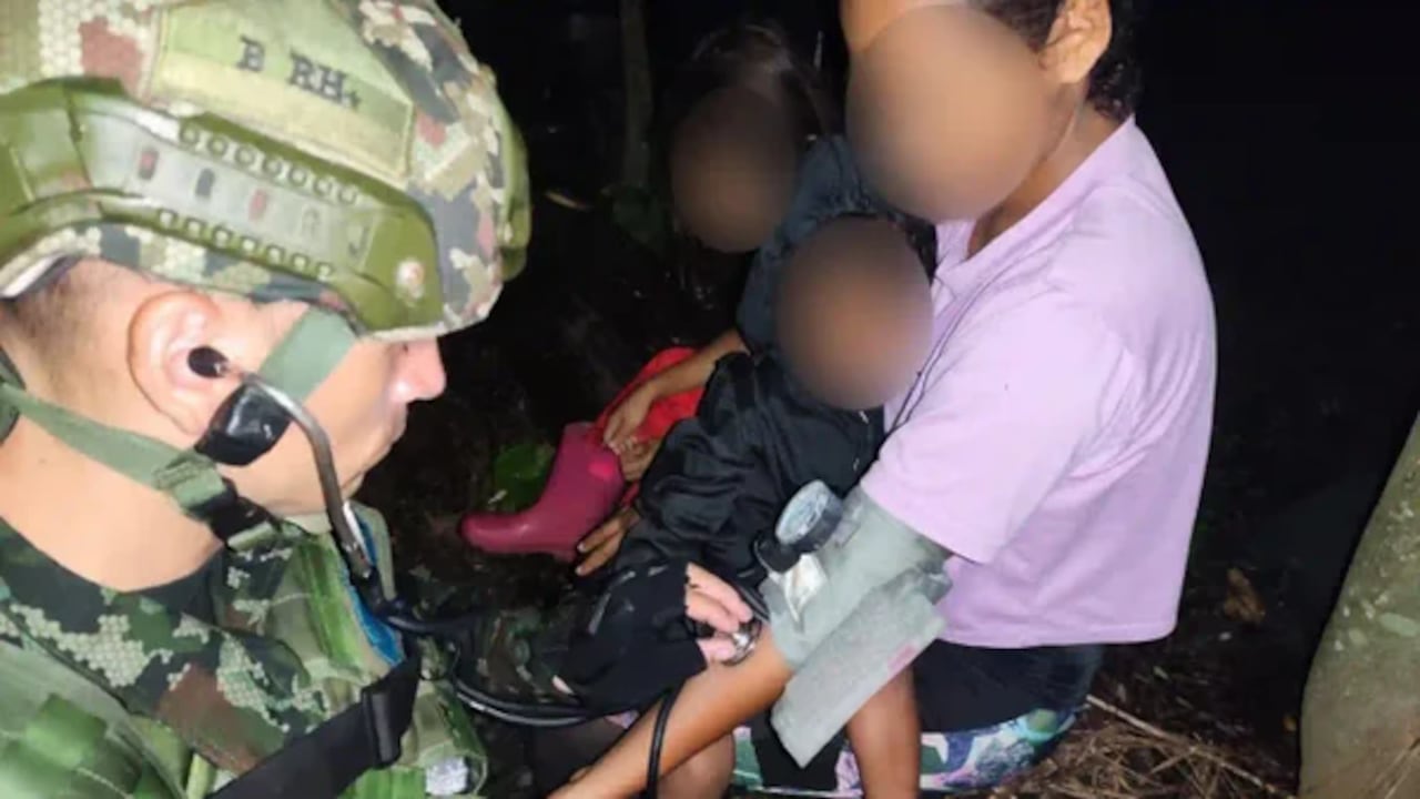 Operación militar permitió rescatar a cinco hermanos que permanecían ocultos en zona selvática
