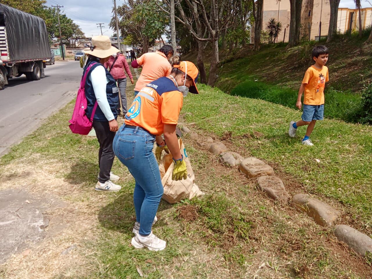Limpieza del Brazo Seco del Río Ejido en Popayán