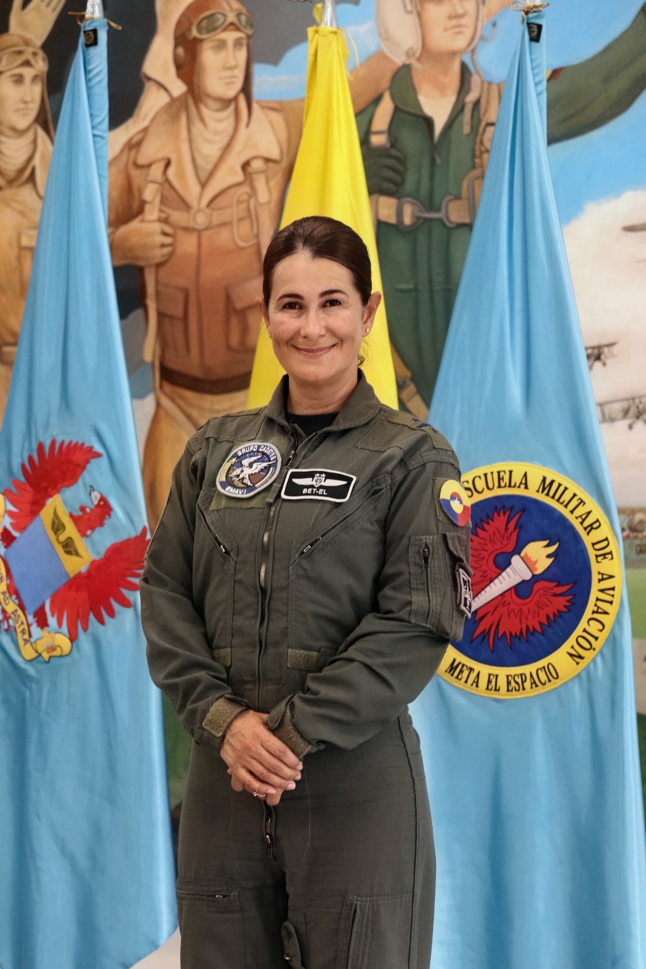 Coronel Luz Estela Franco Yepes directora (e) de la Escuela Militar de Aviación Marco Fidel Suárez EMAVI