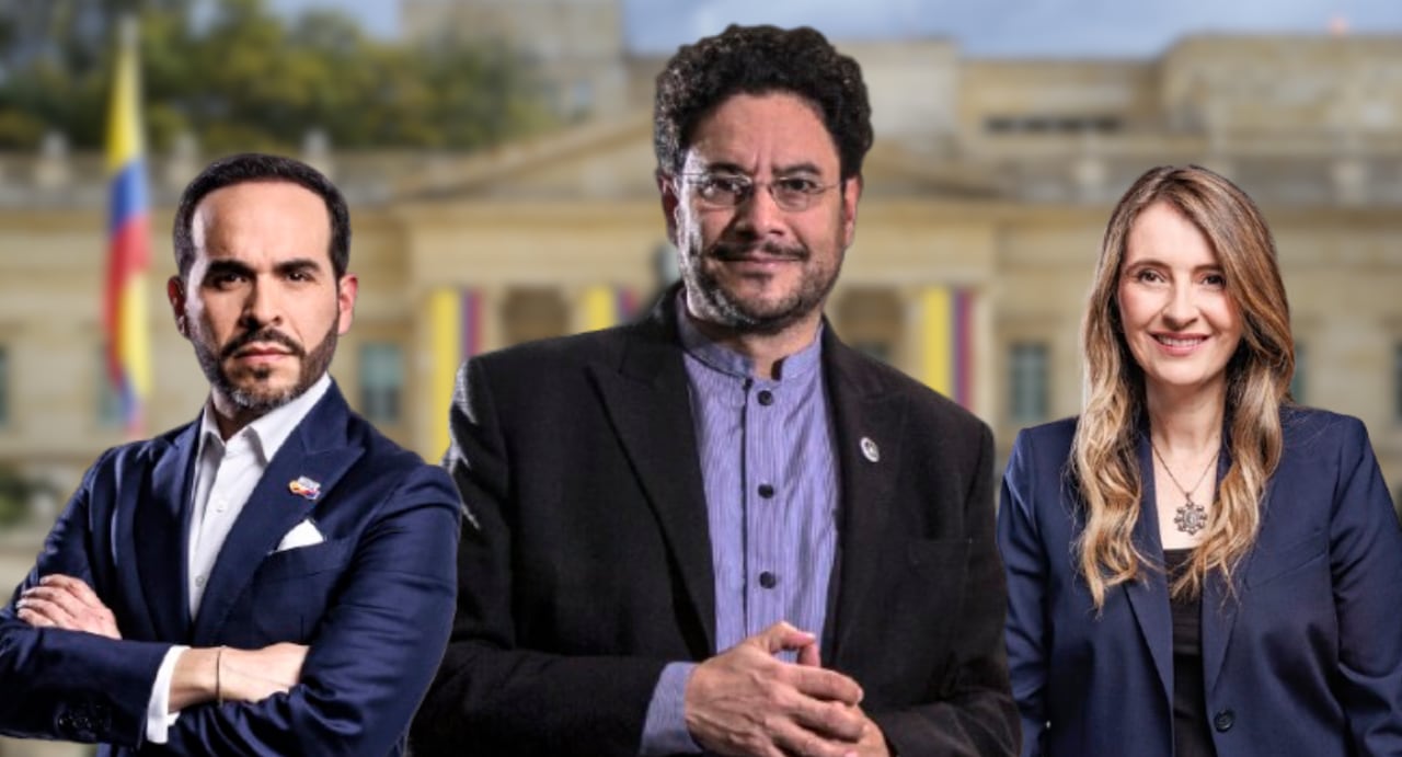 Iván Cepeda, Paloma Valencia y Abelardo de la Espriella son los candidatos que dominan la intención de voto, según encuesta Guarumo.