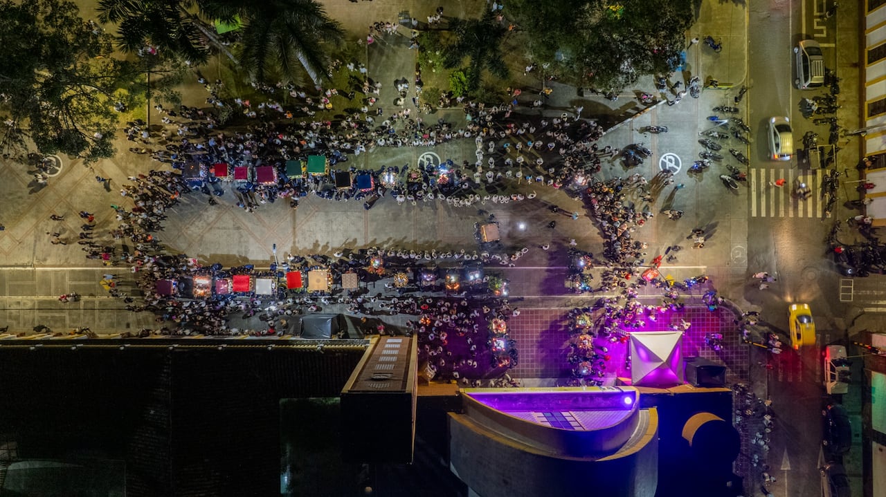 Procesiones infantiles durante la Semana Santa en El Cerrito, Valle.