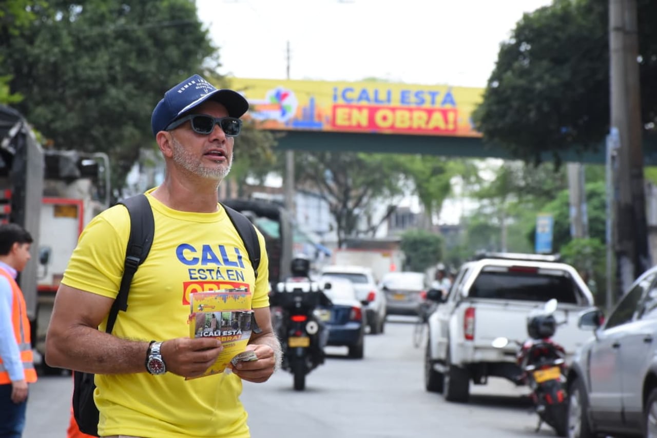 Apertura de las obras en la Avenida Ciudad de Cali.