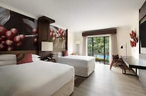 Habitaciones de alto nivel del Costa Rica Marriott Hotel Hacienda Belén.