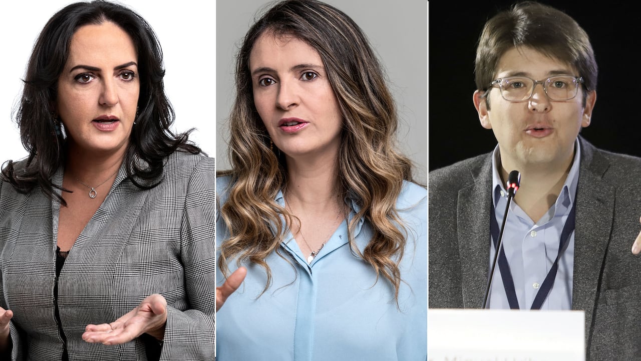 María Fernanda Cabal, Paloma Valencia y Miguel Uribe