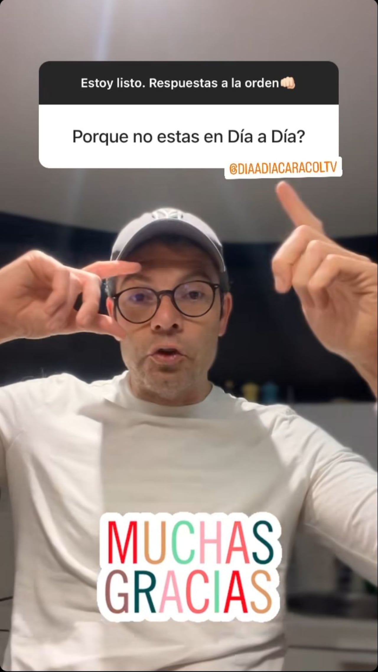 El paisa comentó la razón por la que se ausentó de Día a día.