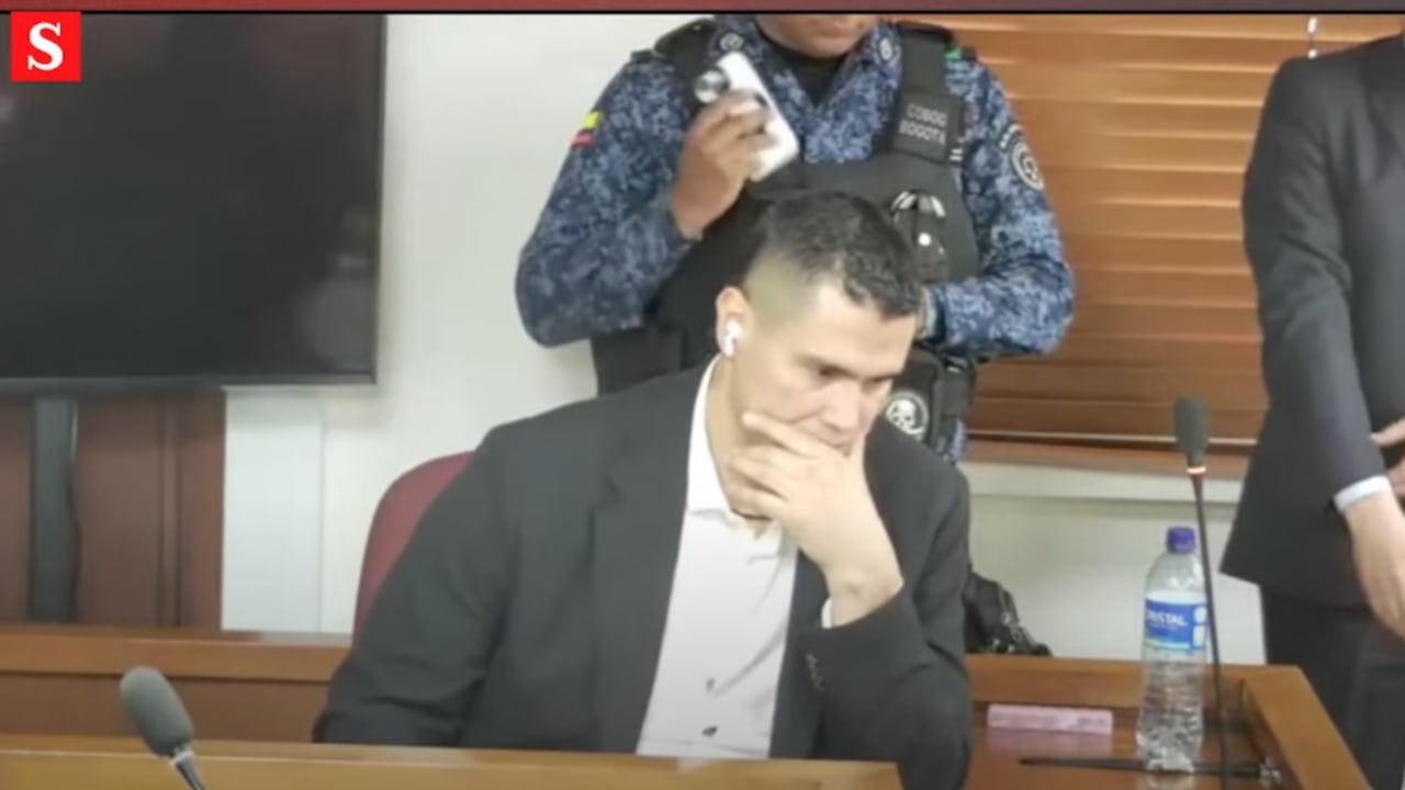 Juan Guillermo Monsalve en su declaración en el juicio contra el expresidente Álvaro Uribe Vélez.