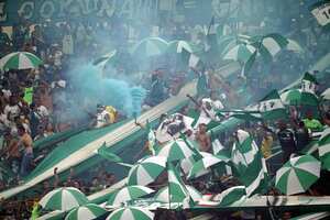 Hinchas del Deportivo Cali.