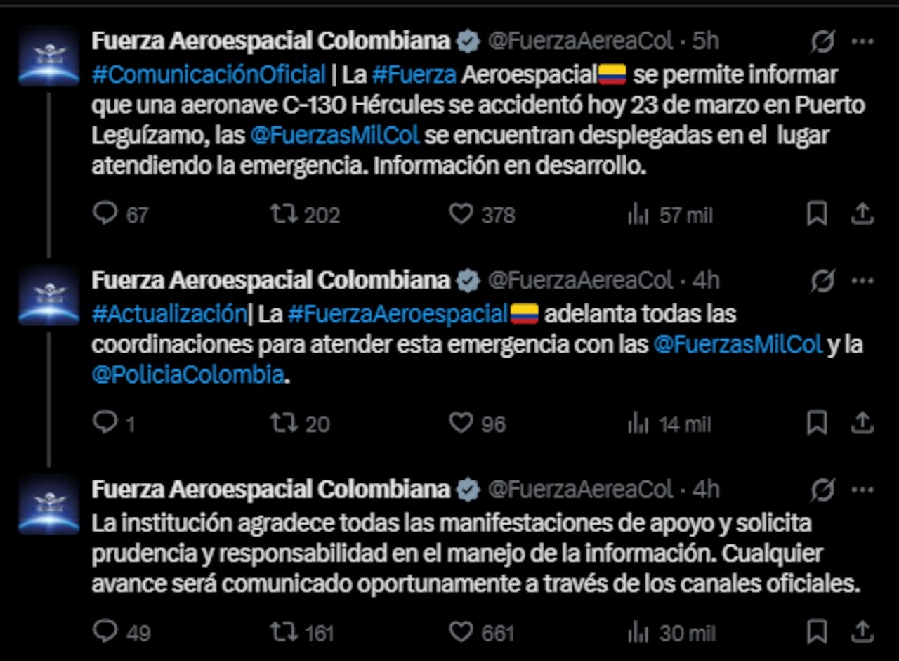 De acuerdo con los reportes preliminares, en la aeronave viajaban más de un centenar de militares.