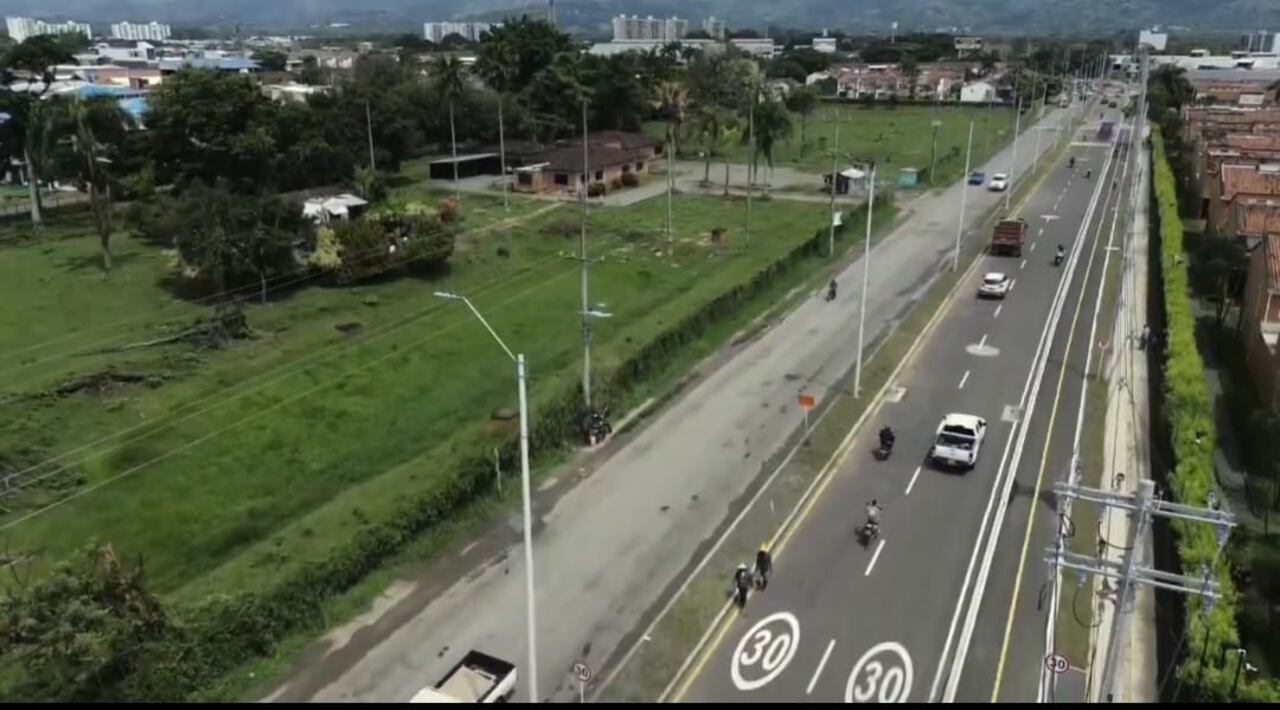 La obra constituye un impulsos para el desarrollo económico y social de los jamundeños. Foto: tomada de redes / El País.