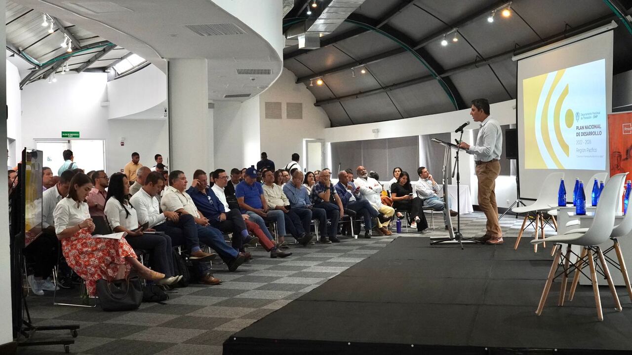 El subdirector general de Prospectiva y Desarrollo Nacional del DNP, Juan Miguel Gallego, socializó los proyectos estratégicos para la región pacífico.