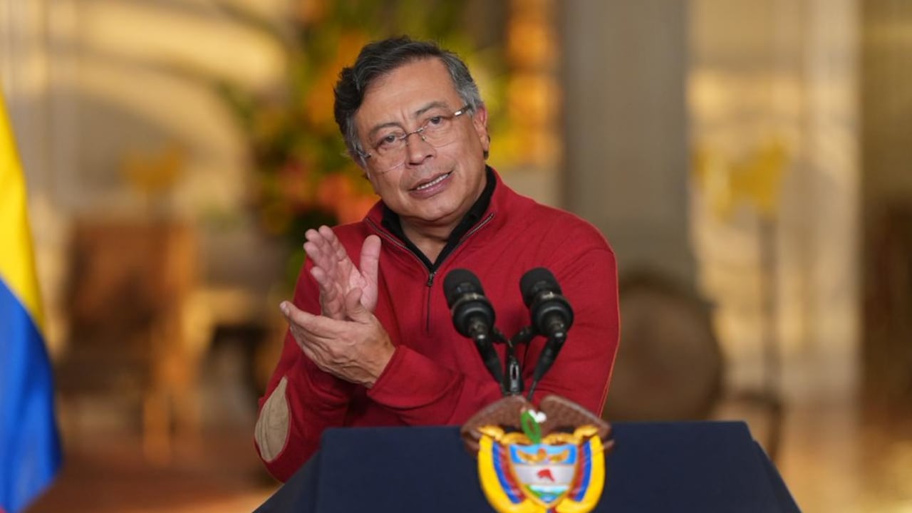 El presidente Gustavo Petro realizó una alocución el domingo 15 de febrero.