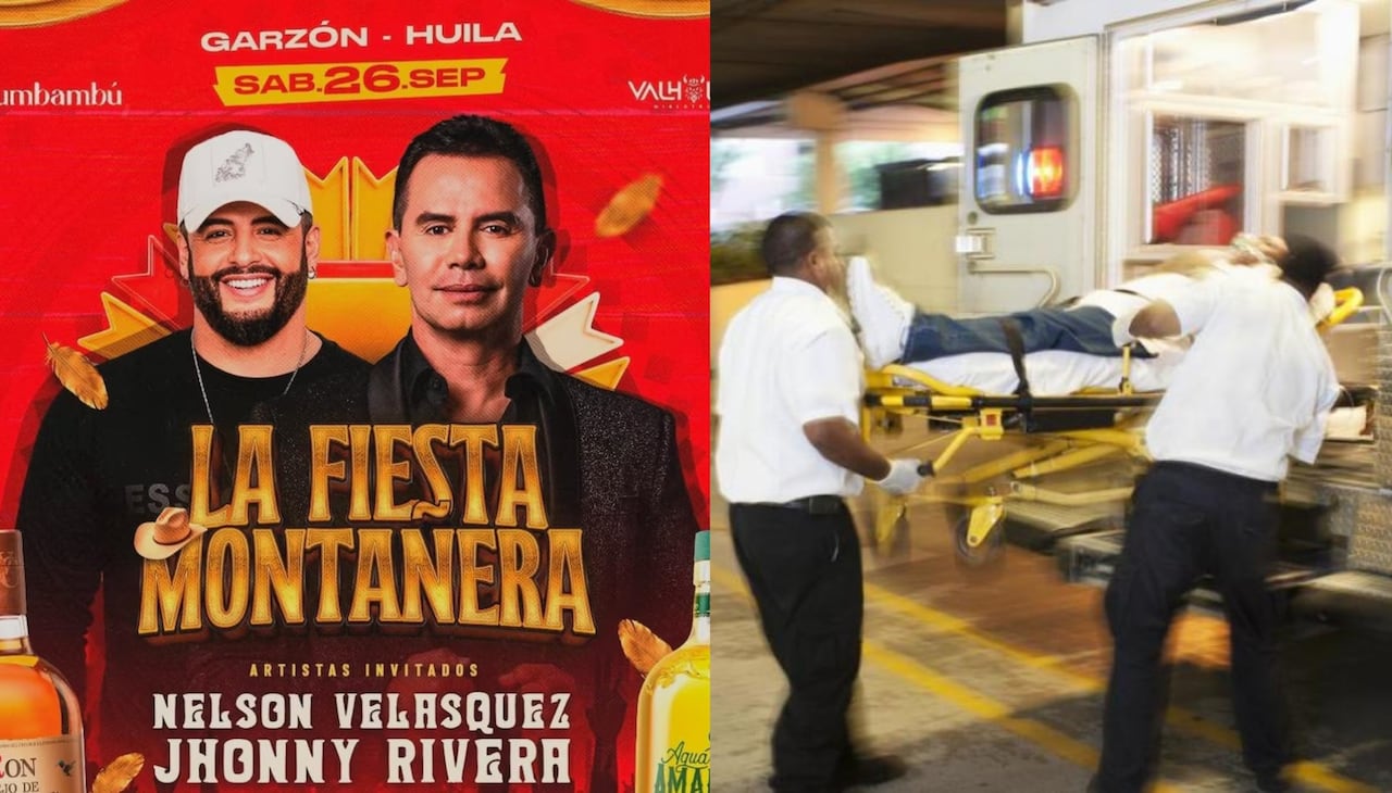 hombre muere durante concierto de Jhonny Rivera y Nelson Velásquez en Huila