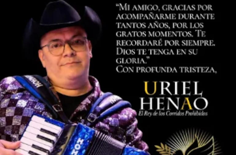 Murió cantante de música popular, en Bogotá.