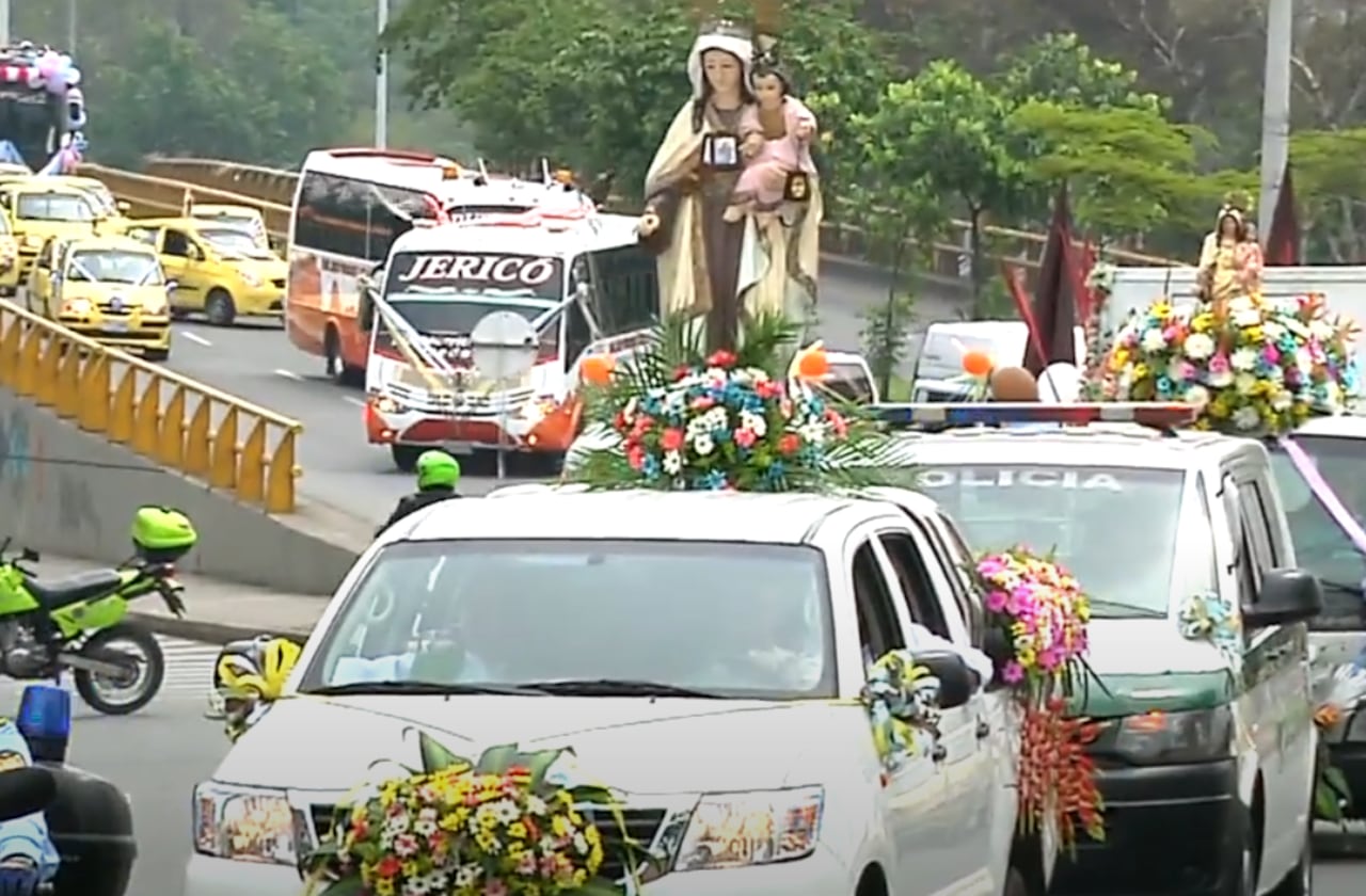 Este miércoles se conmemorara el Día de la Virgen del Carmen en Medellín.