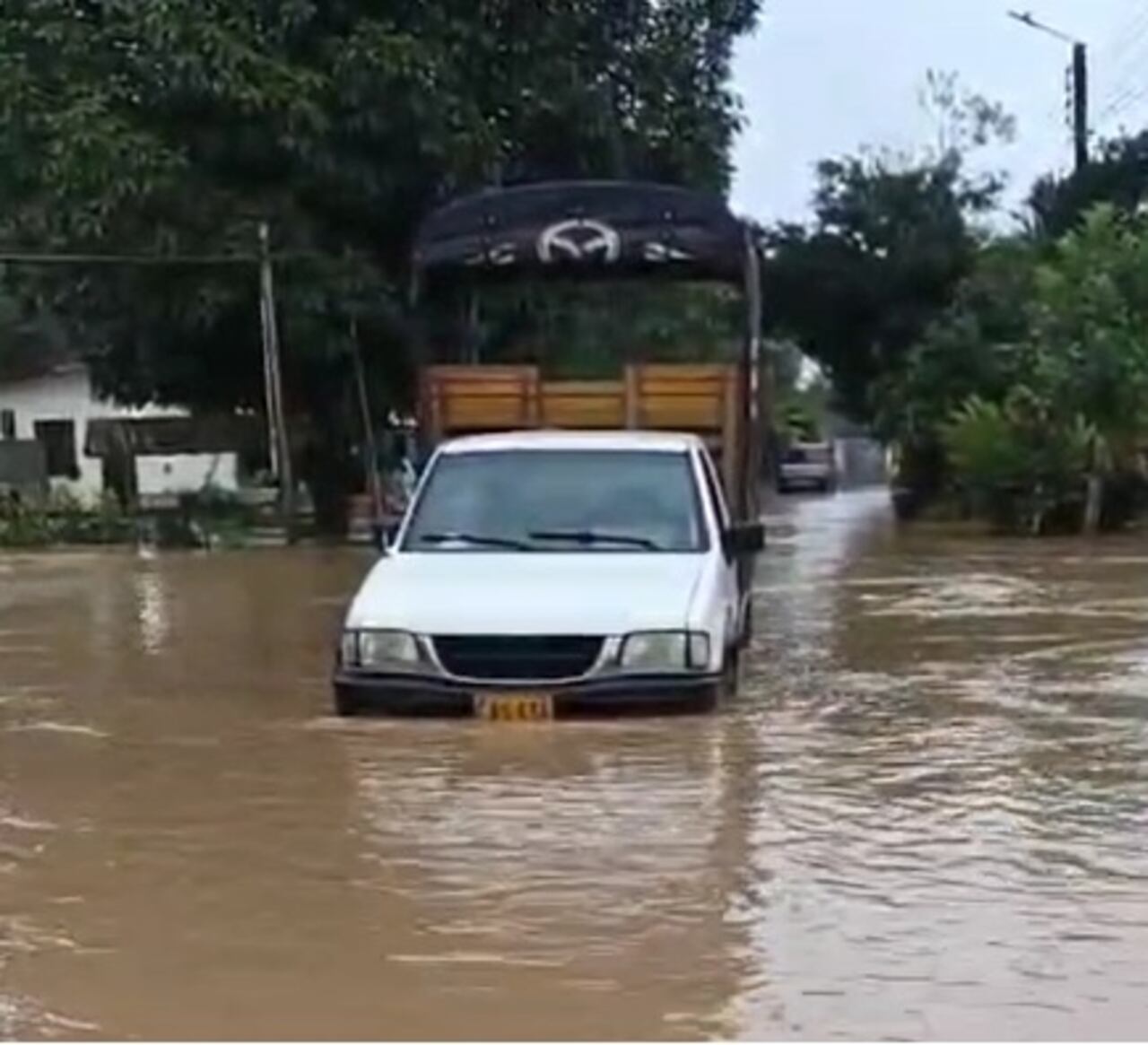 El casco urbano del municipio de Piamonte, Cauca está completamente inundado, así como gran parte de la zona rural.