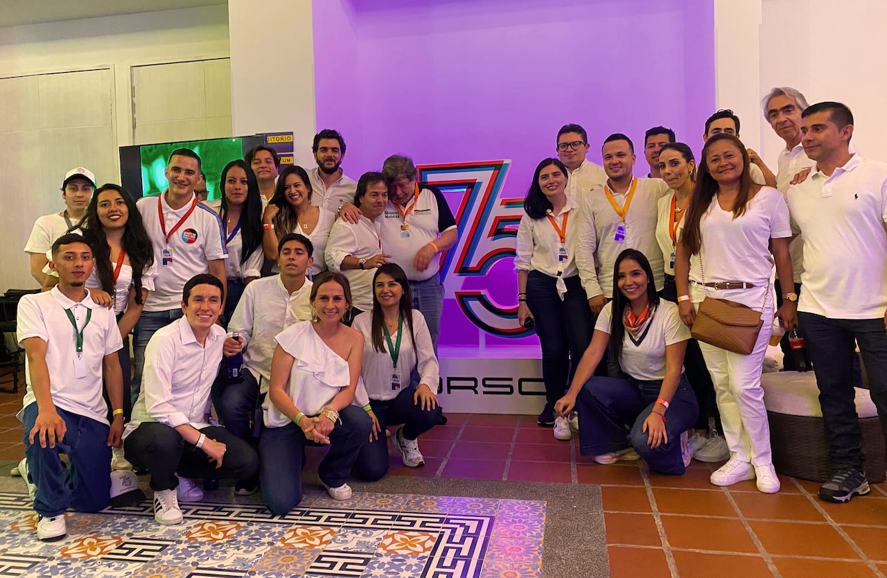 La celebración de los 75 años de Porsche fue un trabajo en equipo de tres ciudades de Colombia. Su organización tomó más de tres meses.