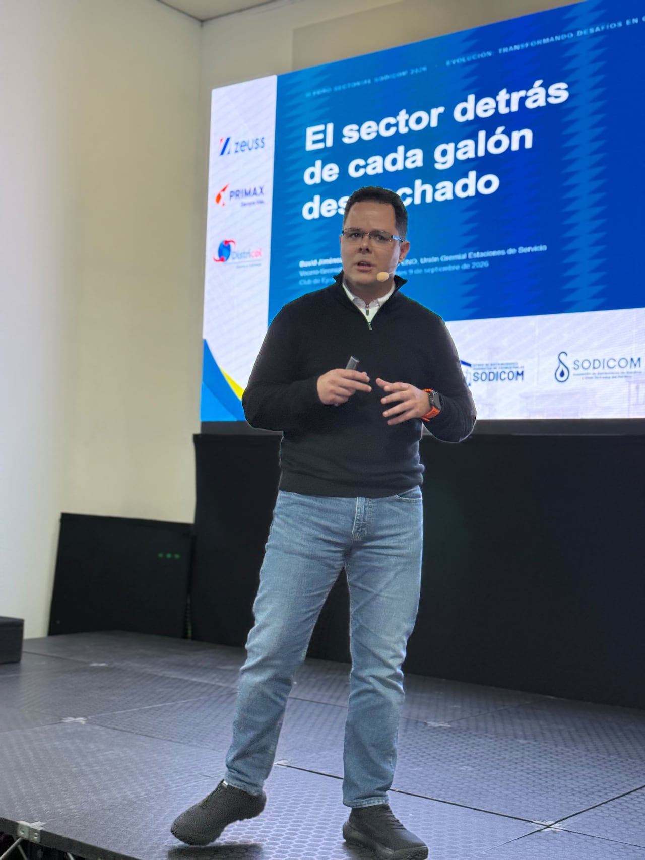 David Jiménez Mejía, vocero gremial nacional de Somos Uno, durante el Foro Sectorial SODICOM 2026