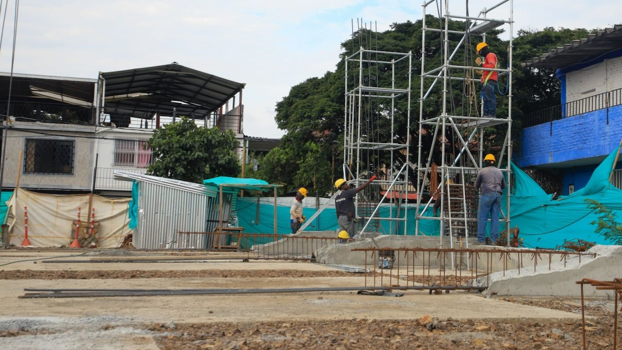 Construcción del Hospital Antonio Nariño.