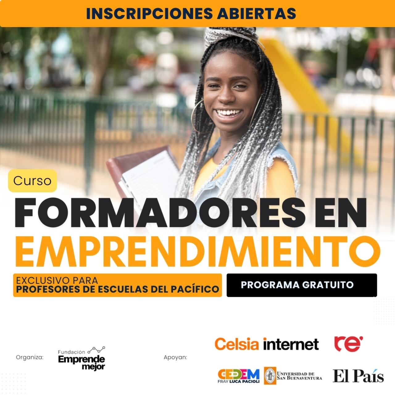 Convocatoria de formadores en emprendimiento.