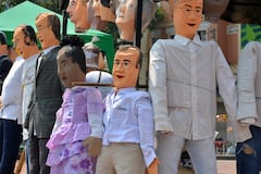 Nuestro Presidente Gustavo Francisco Petro Urrego y la vicepresidenta Francia Márquez, son dos de los años viejos más populares por estos días, que serán quemados al finalizar este año. Se han vendido como pan caliente.