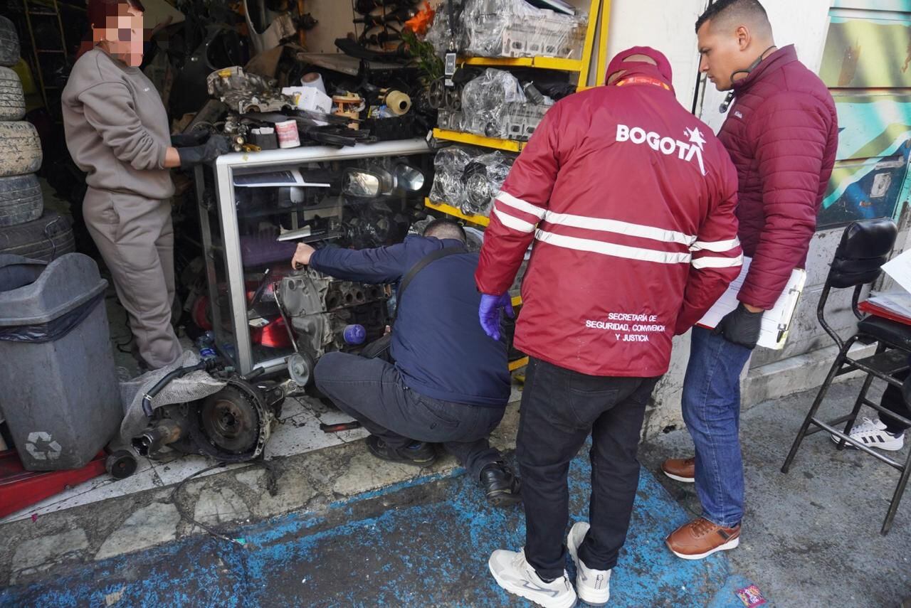 El operativo se llevó a cabo en el barrio Restrepo, ubicado en la localidad de Antonio Nariño, en Bogotá.