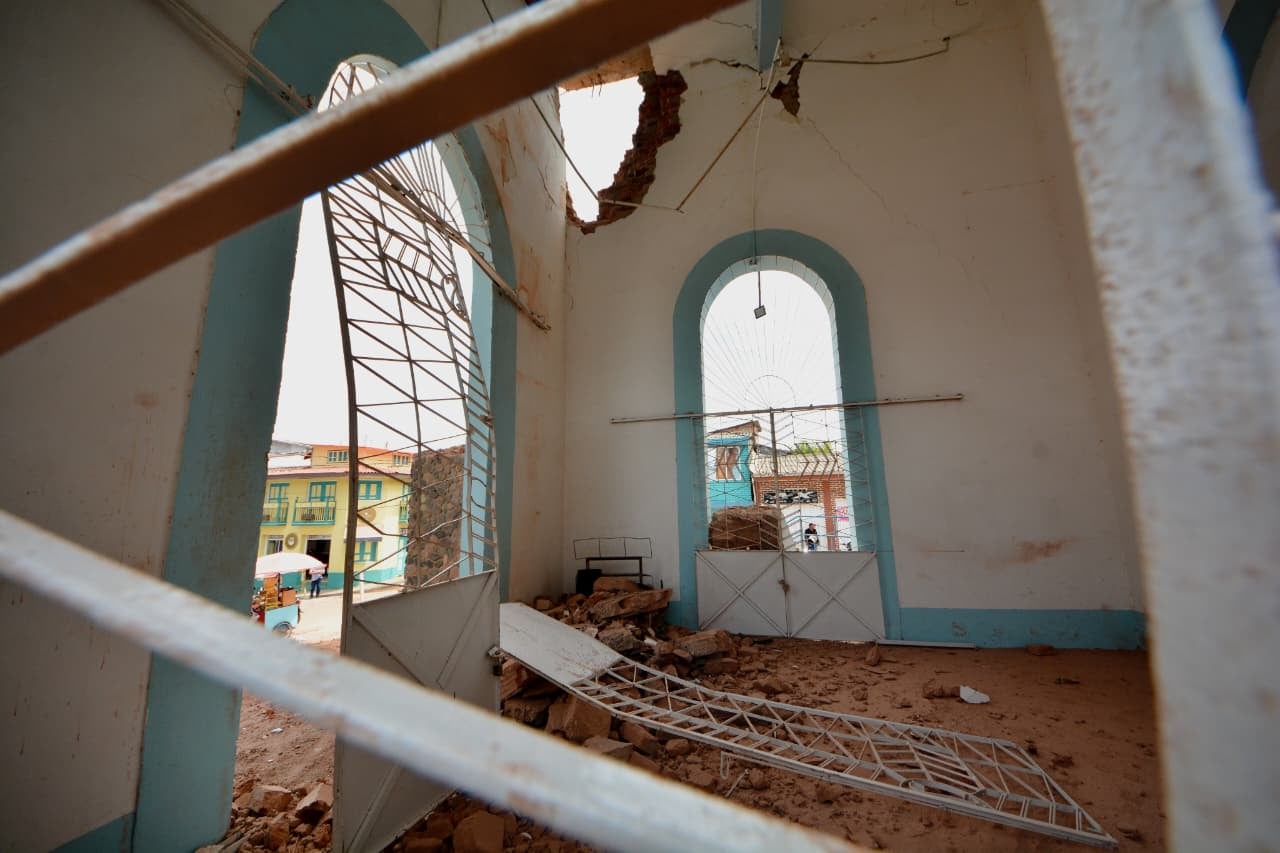 La Parroquia Nuestra Señora del Perpetuo Socorro hace parte de los templos del Valle del Cauca afectados por el terremoto del 10 de agosto