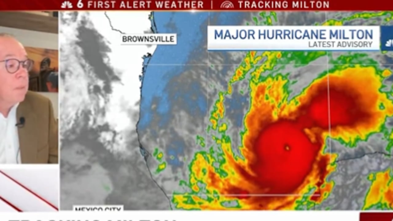 El experto describió cómo está avanzando el poderoso huracán.