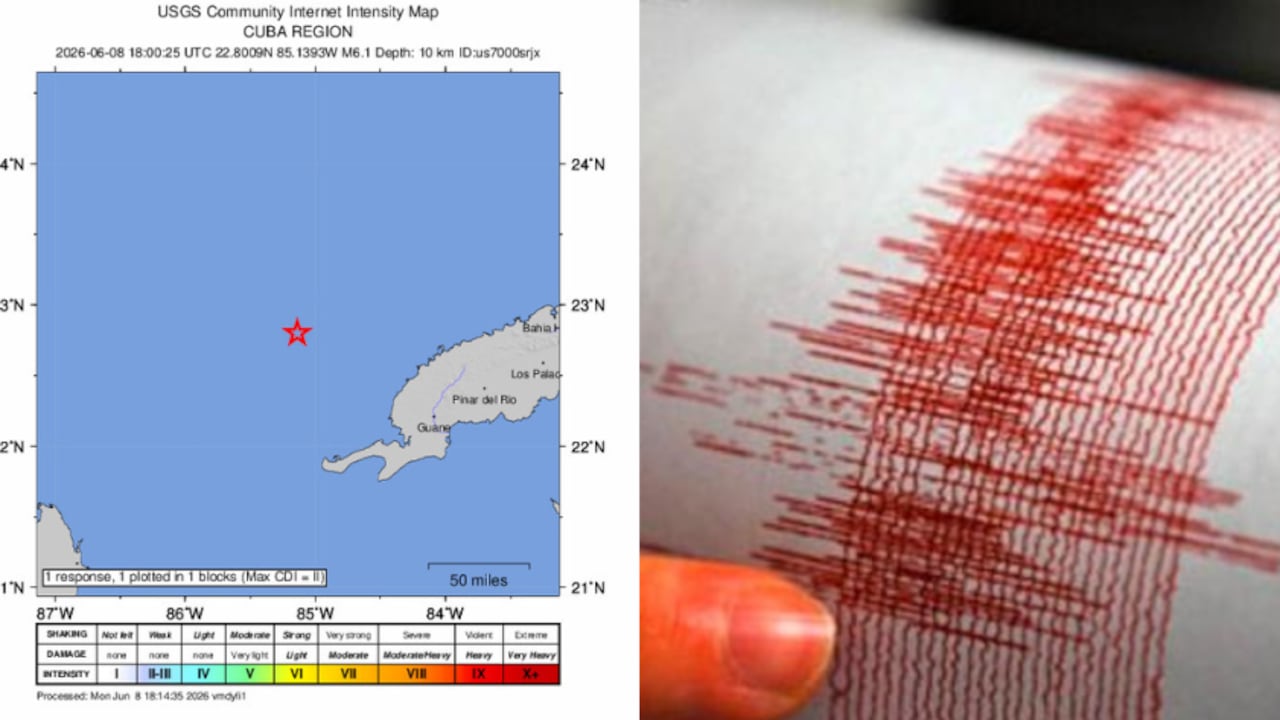 Sismo de 6.1 de magnitud sacudió Cuba.