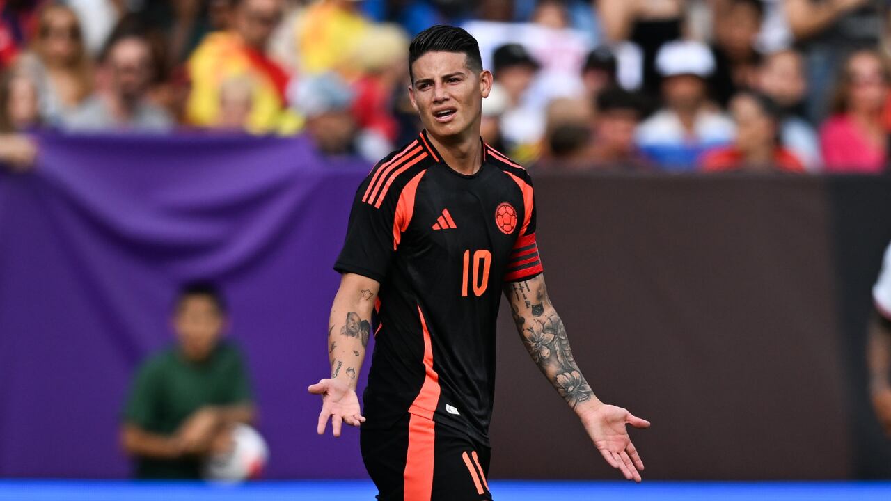 James Rodríguez, capitán de la Selección Colombia en la Copa América 2024