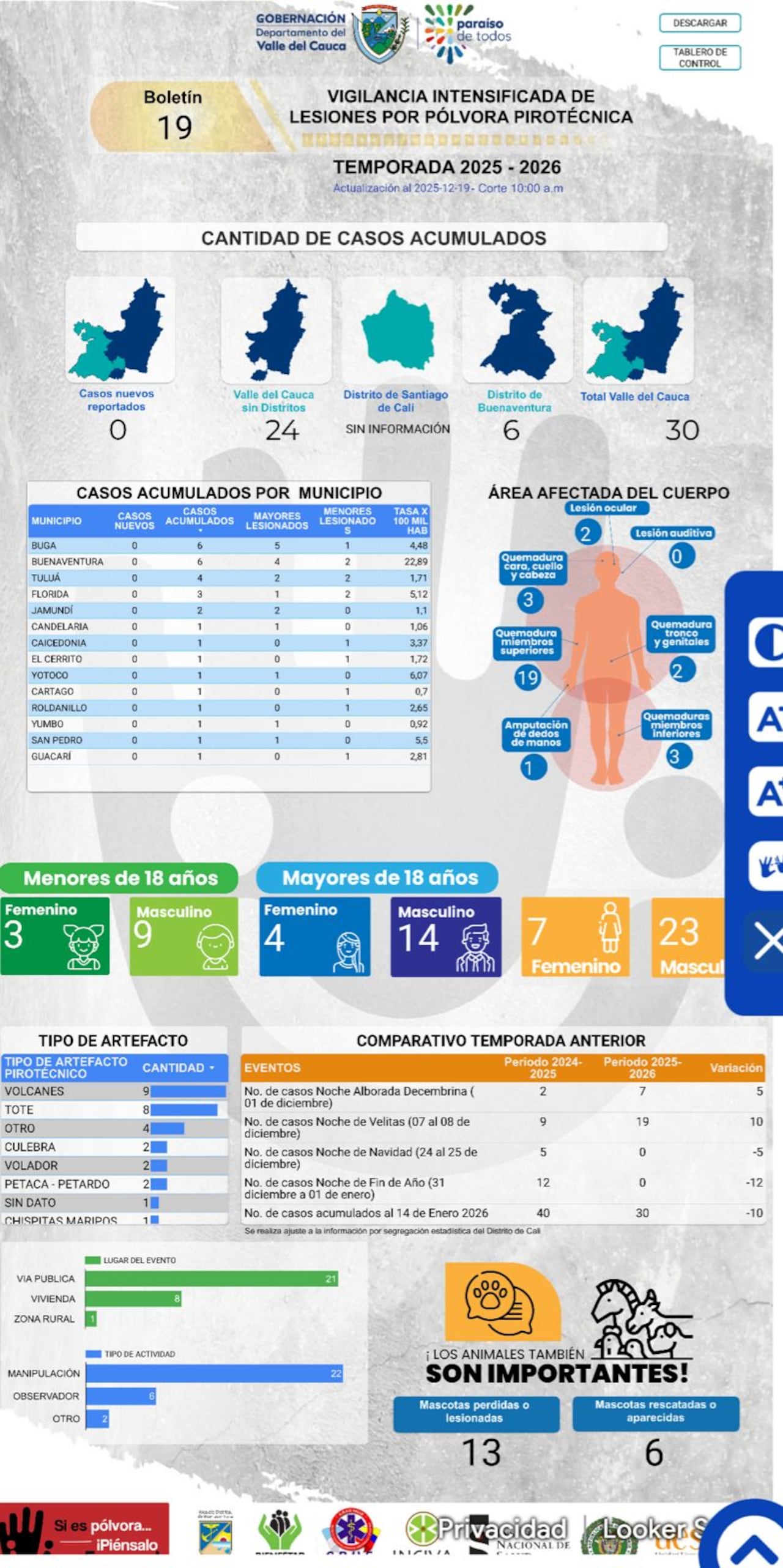 Informe sobre pólvora