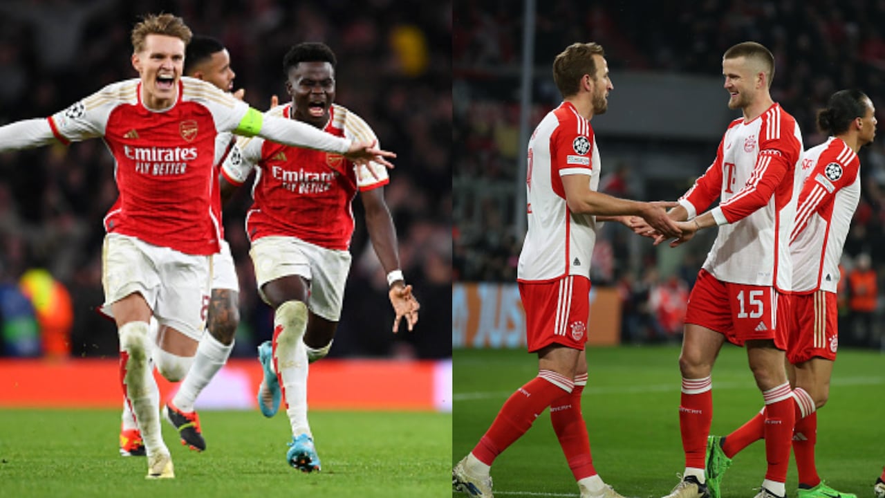 Arsenal y Bayern Múnich se medirán en los cuartos de final de la Champions League.