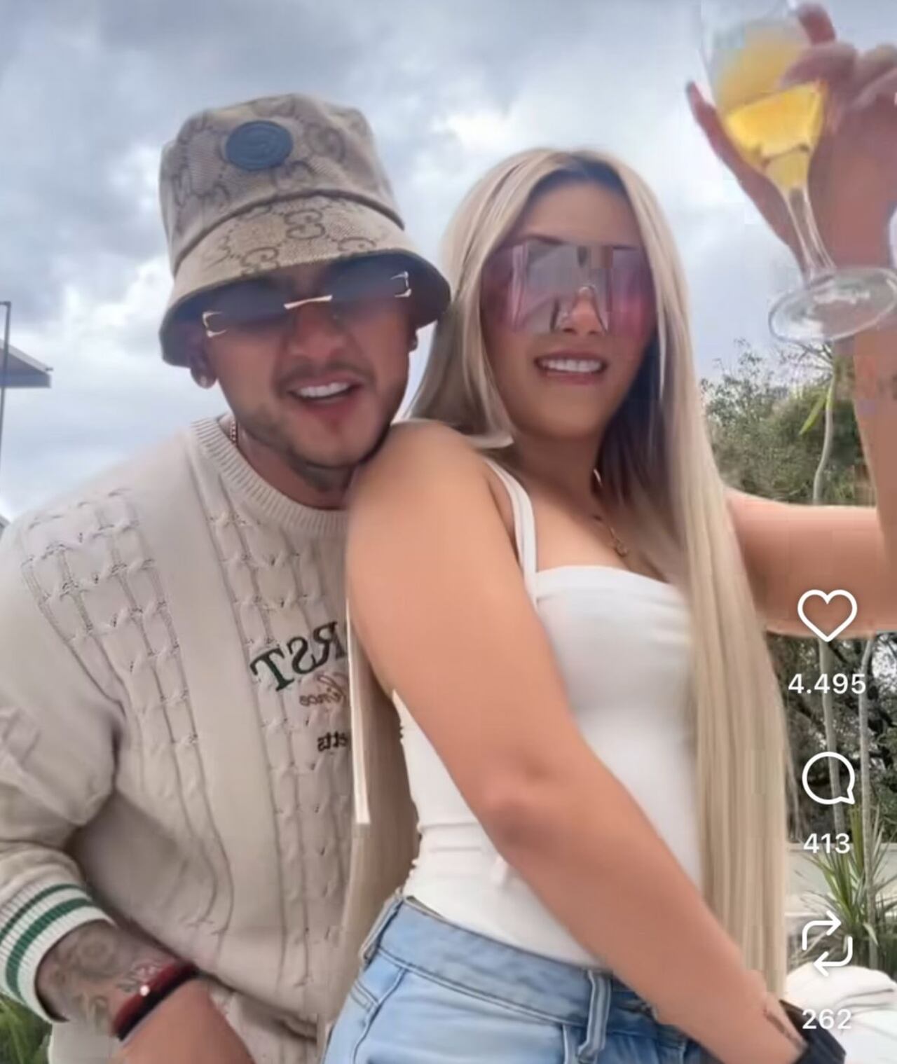 Angie Miller compartió en redes sociales fotografías y videos junto a B King.