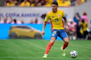James Rodríguez durante el partido de Colombia ante Paraguay en la Copa América 2024