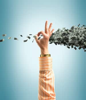 Puede que el pago de una deuda se haga en montos pequeños.