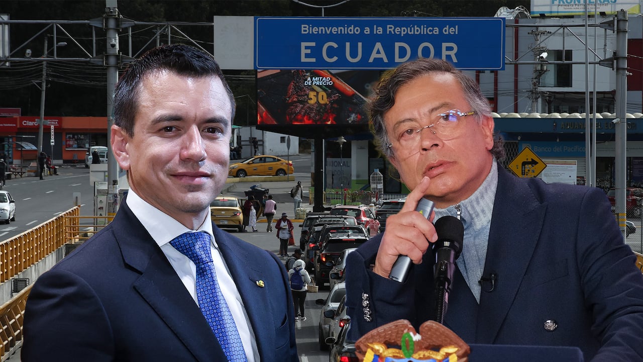 Gustavo Petro + Daniel Noboa frontera Colombia y Ecuador