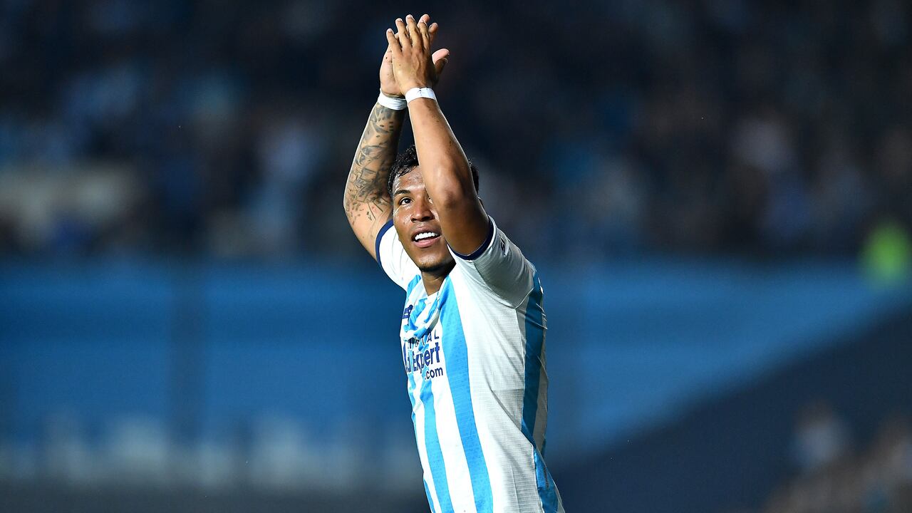 Roger Martínez, una de las figuras de Racing Club en lo que va de la Copa de la Liga Profesional Argentina de 2023