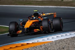 Lando Norris al mando de su monoplaza en el Gran Premio de Países Bajos 2026.